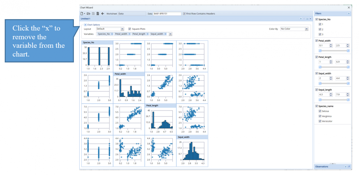 Scatterplot Matrix Example