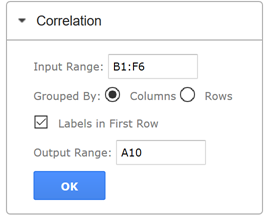 Correlation Pane